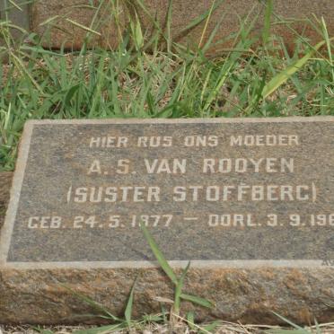 ROOYEN A.S., van 1877-1961