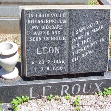 ROUX Leon, Le 1956-1990
