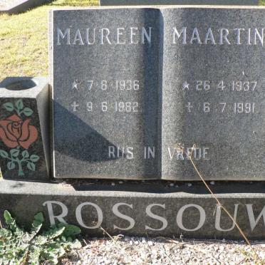 ROSSOUW Maartin 1937-1991 &amp; Maureen 1936-1982