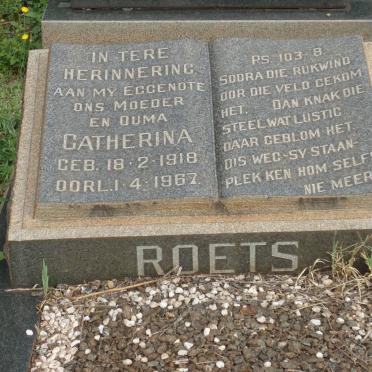 ROETS Catherina 1918-1967