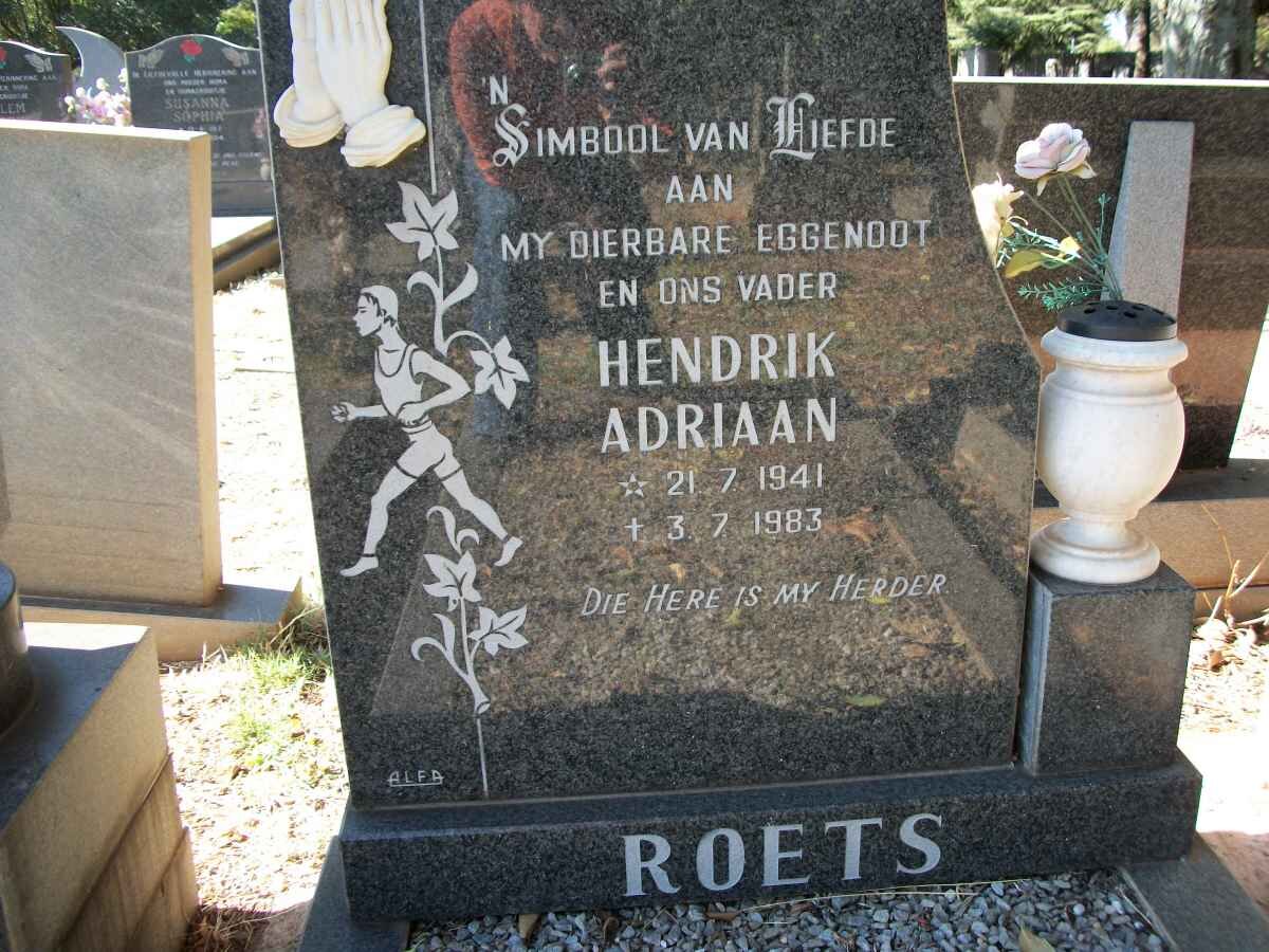 ROETS Hendrik Adriaan 1941-1983