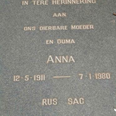 ROBERTS Joseph 1914-1965 &amp; Anna 1911-1980