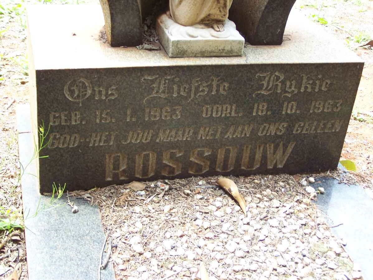 ROSSOUW Rykie 1963-1963