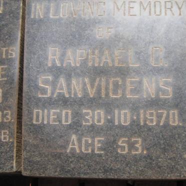 SANVICENS Raphael G. -1970