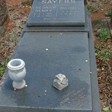 SAYERS Fredrick Henry 1895-1960 &amp; Mildred 1910-1970 :: Jason Fredrick 1978-1984