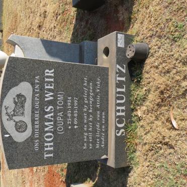 SCHULTZ Thomas Weir 1934-1997