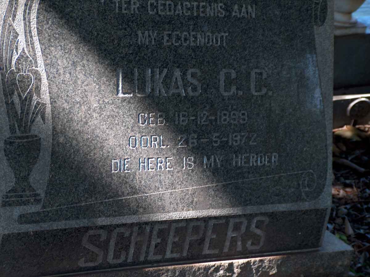 SCHEEPERS Lukas G. C 1899-1972