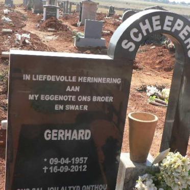 SCHEEPERS Gerhard 1957-2012