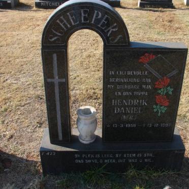 SCHEEPERS Hendrik Daniel 1958-1997