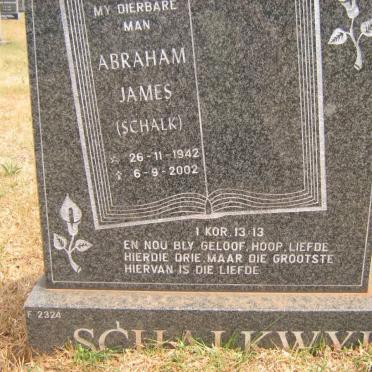 SCHALKWYK Abraham James 1942-2002
