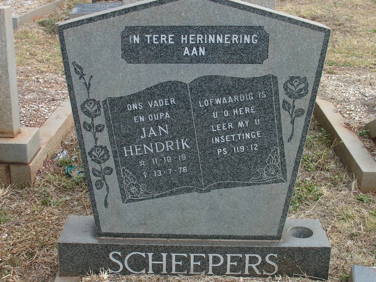 SCHEEPERS Jan Hendrik 1919-1976