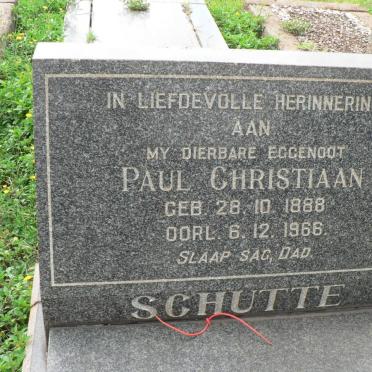 SCHUTTE Paul Christian 1888-1966
