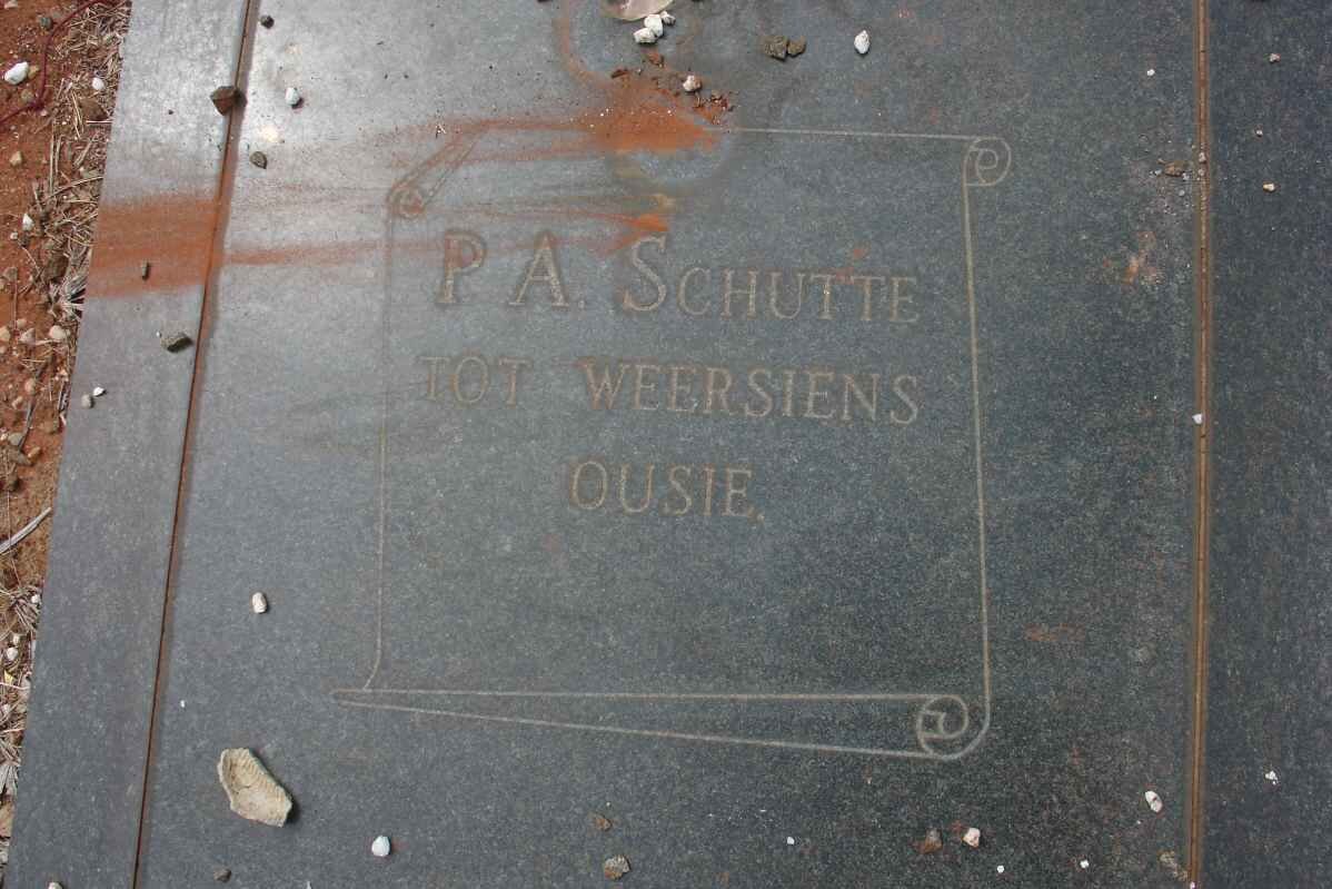 SCHUTTE P.A. 