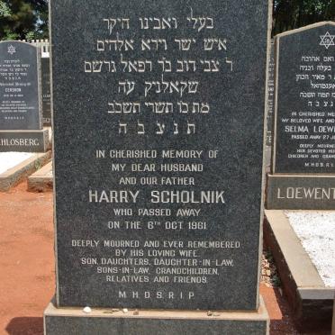 SCHOLNIK Harry -1961