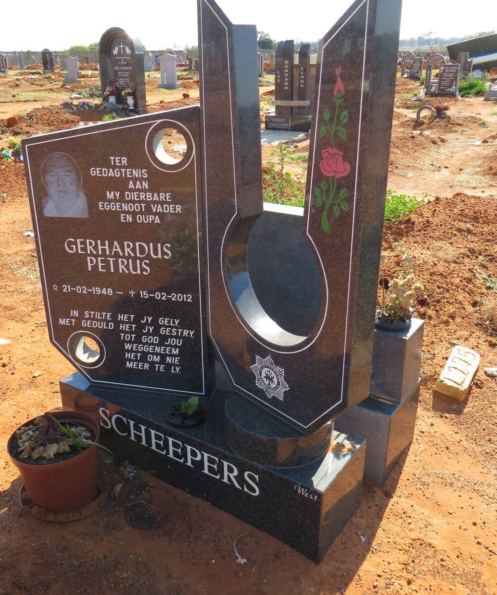 SCHEEPERS Gerhardus 1948-2012