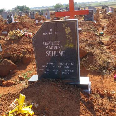 SEHUME Dikeledi Margret 1910-2013