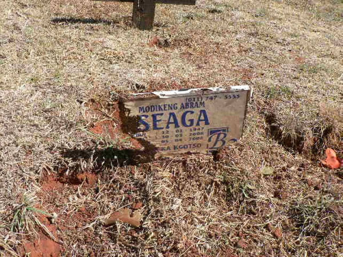 SEAGA Modikeng Abram 1947-2008