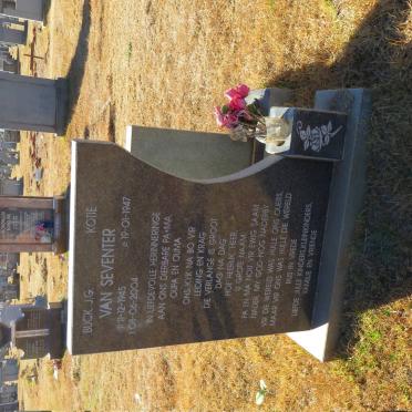 SEVENTER Buck J.G., van 1945-2004 &amp; Kotie 1947-