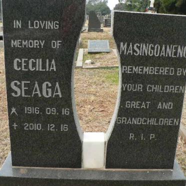 SEAGA Cecilia 1916-2010