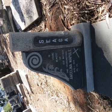 SEAGA Angelina Mapule 1870-1974