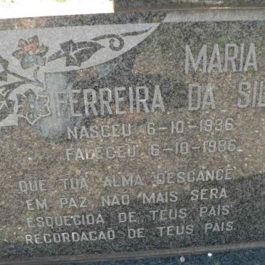 SILVA Maria Ferreira, da 1936-1986