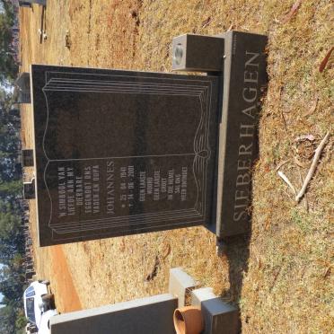 SIEBERHAGEN Johannes 1941-2001