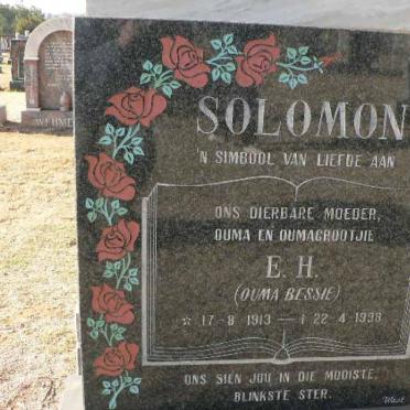 SOLOMON E.H. 1913-1998