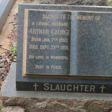 SLAUGHTER Arthur George 1903-1955