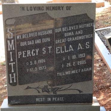 SMITH Percy S.T. 1904-1973  &amp; Ella A.S. 1913-2005