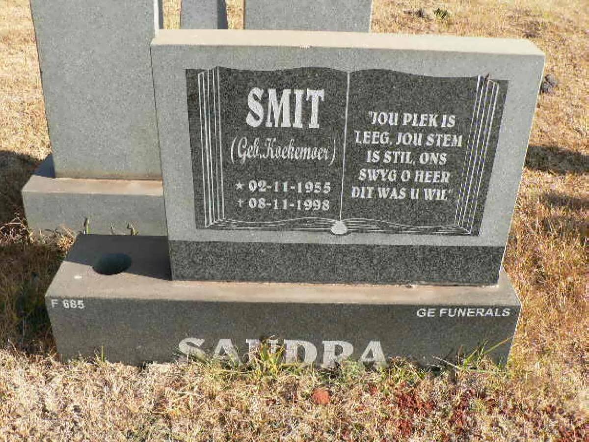 SMIT Sandra geb KOEKEMOER 1955-1998