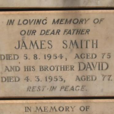 SMITH James -1954 :: SMITH David -1953