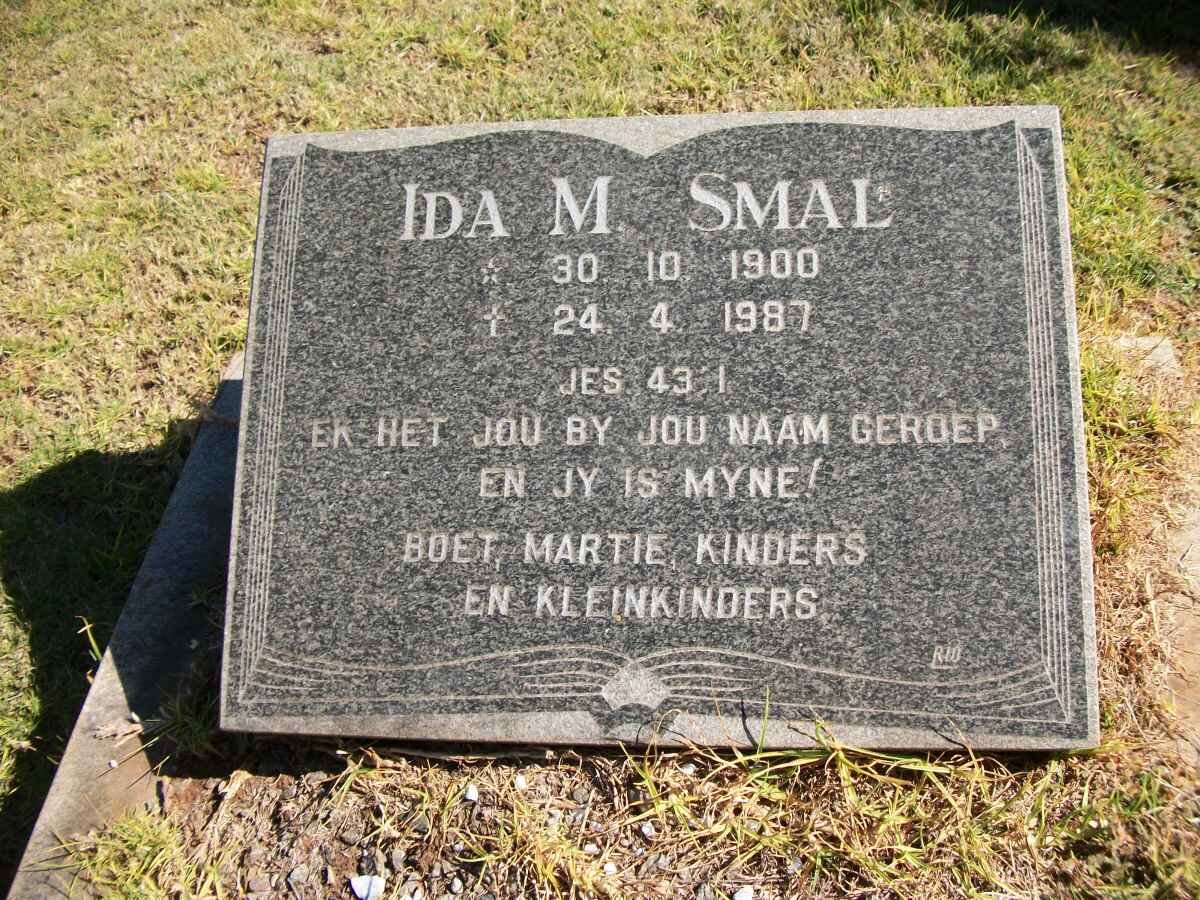 SMAL Ida M. 1900-1987