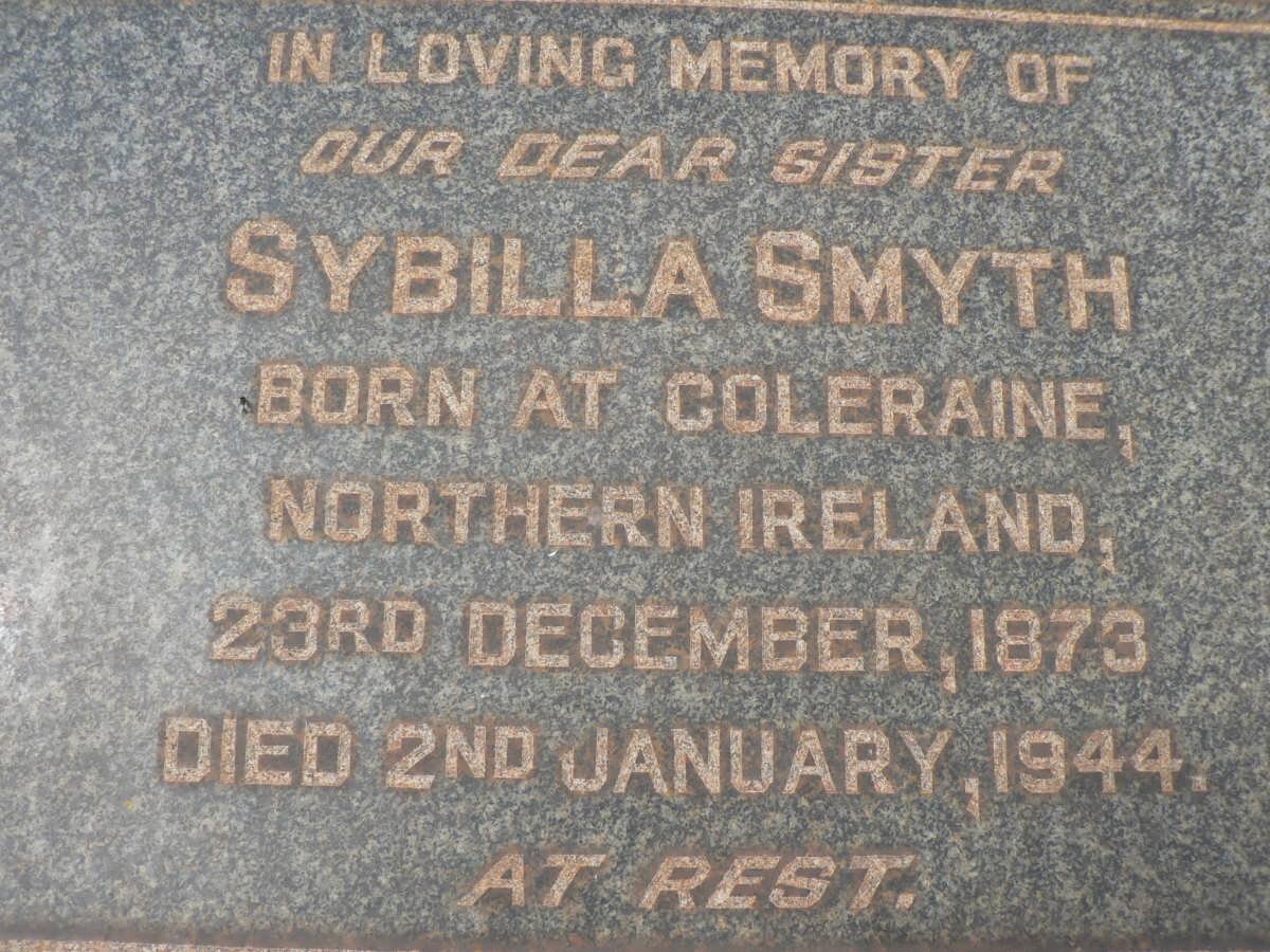 SMYTH Sybilla 1873-1944