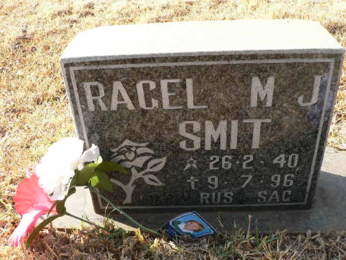 SMIT Ragel M.J. 1940-1996