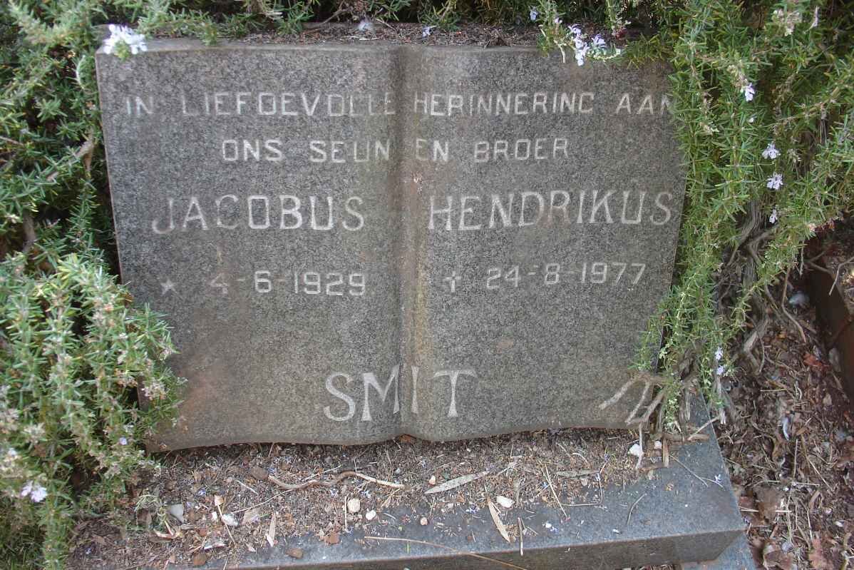 SMIT Jacobus Hendrikus 1929-1977