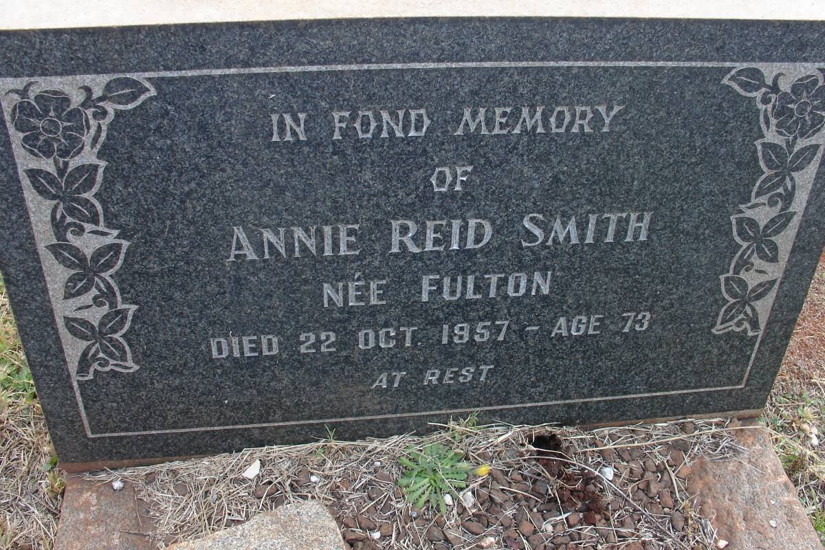 SMITH Annie Reid nee FULTON -1957