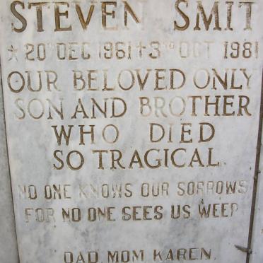 SMIT Steven 1961-1981