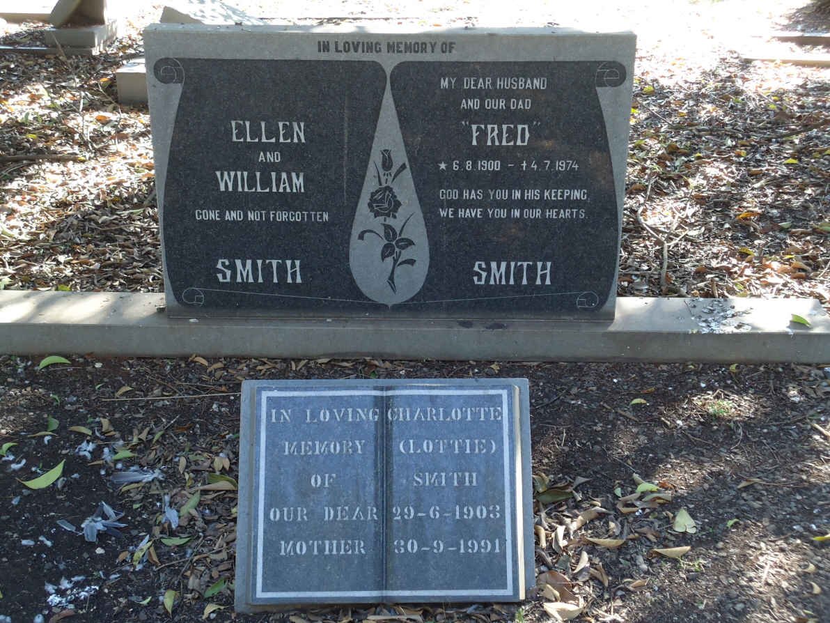 SMITH William &amp; Ethel :: SMITH Fred 1900-1974 :: SMITH Charlotte 1903-1991