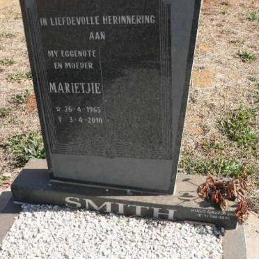 SMITH Marietjie 1965-2010
