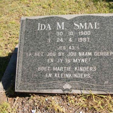 SMAL Ida M. 1900-1987