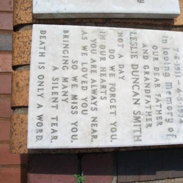 SMITH Leslie Duncan 1911-1974