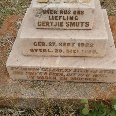 SMUTS Gertjie 1922-1929