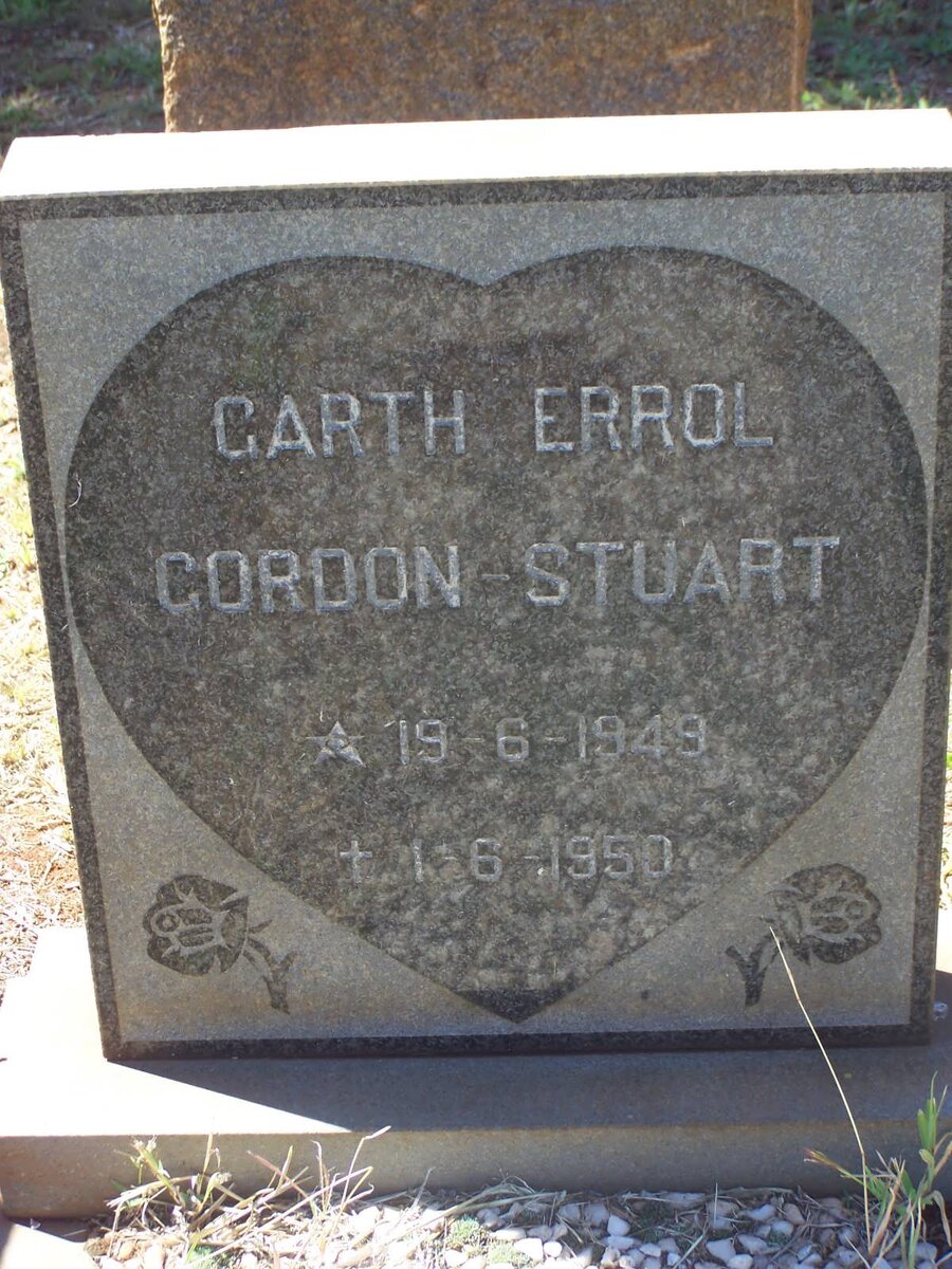 STUART Garth Errol, Gordon 1949-1950