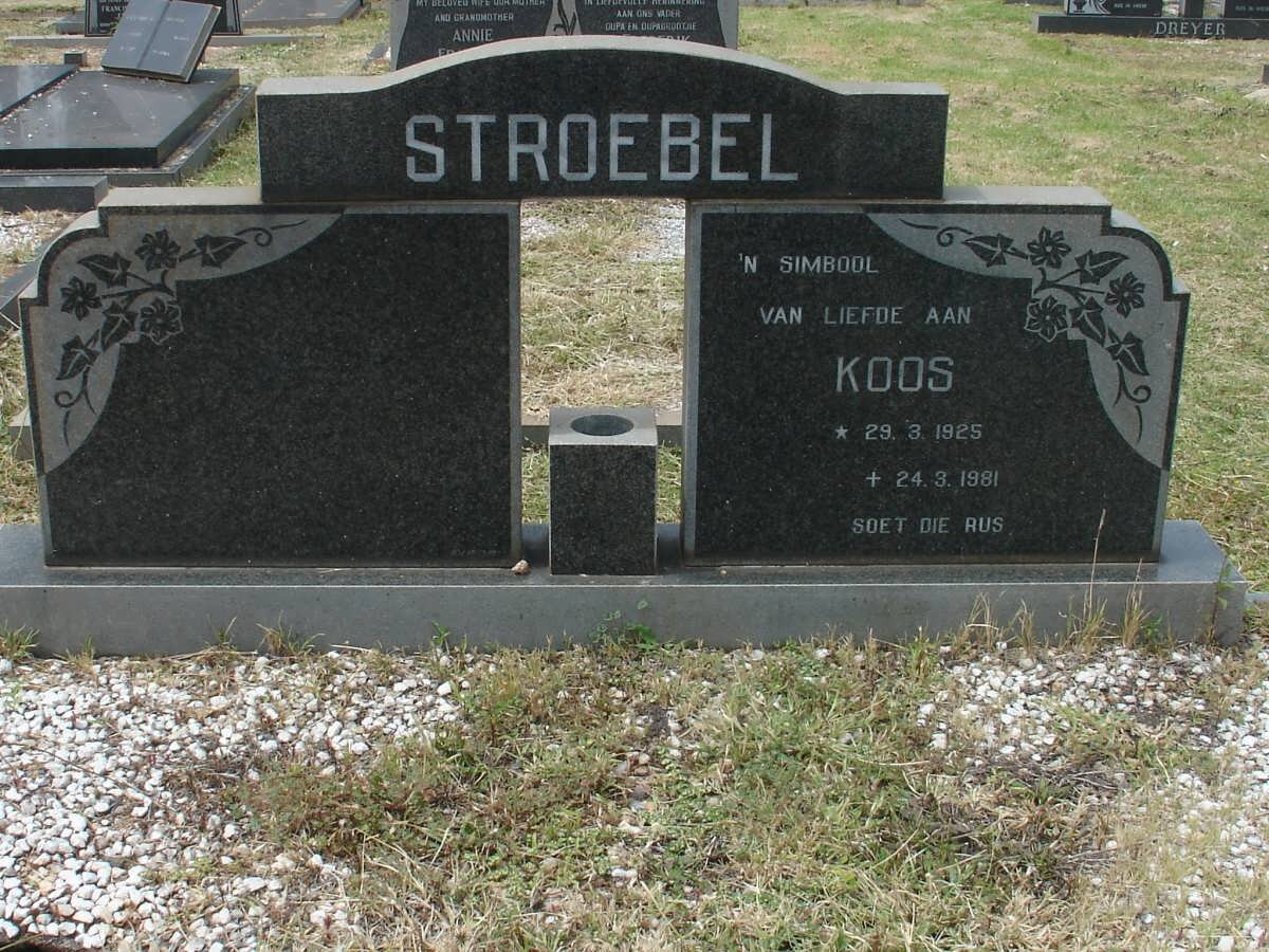 STROEBEL Koos. 1925-1981