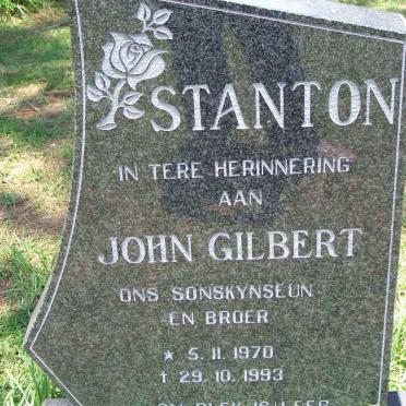 STANTON John Gilbert 1970-1993