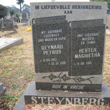 STEYNBERG Reynard Petrus 1913-1990 &amp; Hester Magrietha 1915-