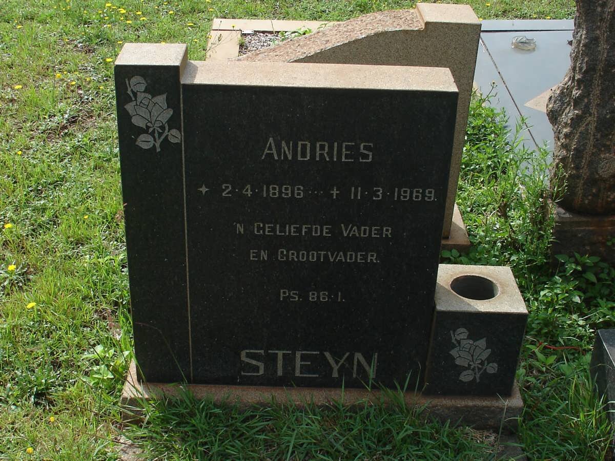 STEYN Andries 1896-1969