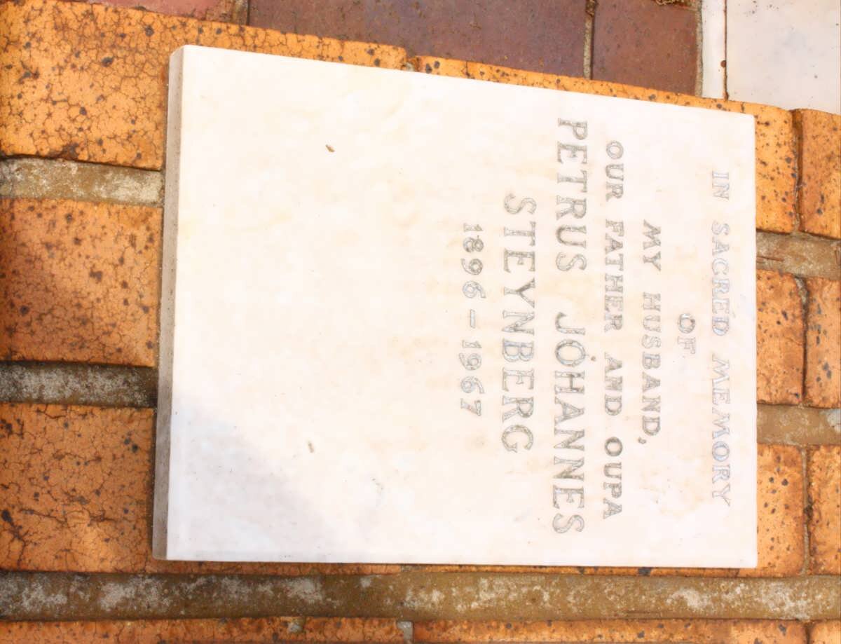 STEYNBERG Petrus Johannes 1896-1967