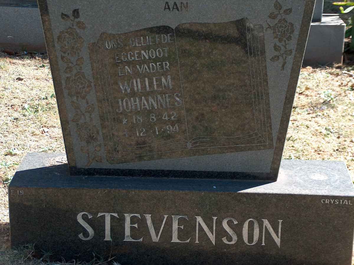 STEVENSON Willem Johannes 1942-1994