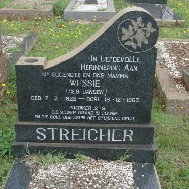 STREICHER Wessie nee JANSEN 1929-1965